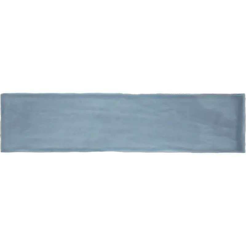 Wandtegel Colonial Sky Glans 7.5x30 cm Glans Licht Blauw (prijs per m2) Snelle Levering
