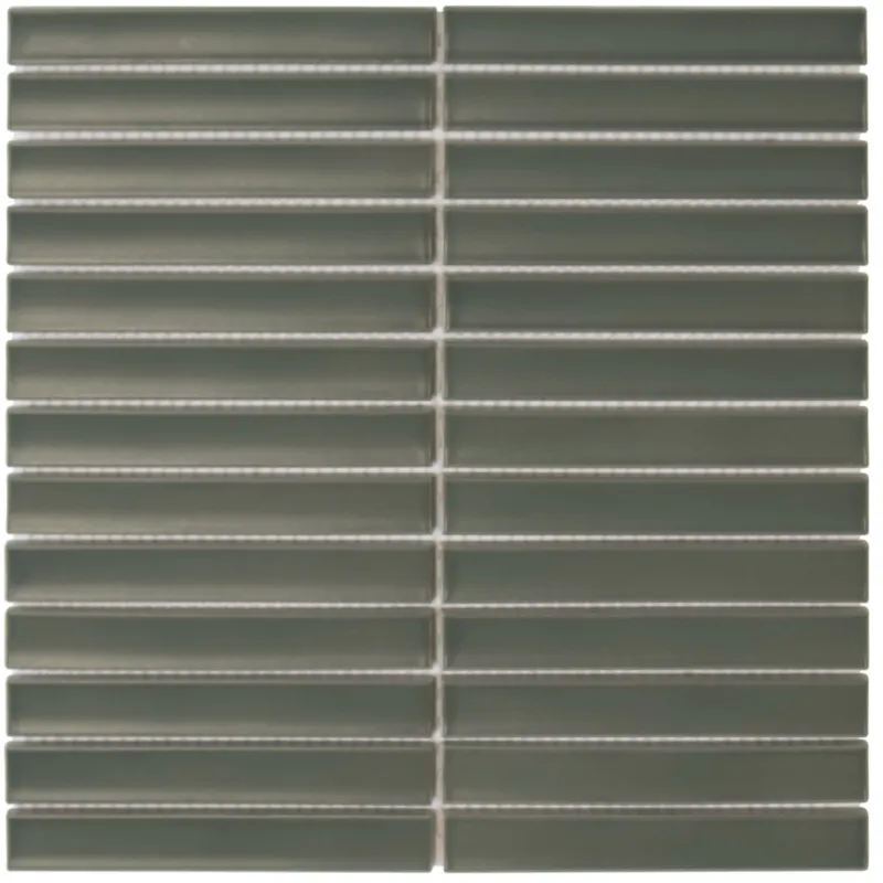 Mozaïek Sevilla Kit-Kat 29.6x29.9 cm Geglazuurd Porselein, Mat Army Green (Prijs per 0.89 M2) Exclusieve Aanbieding