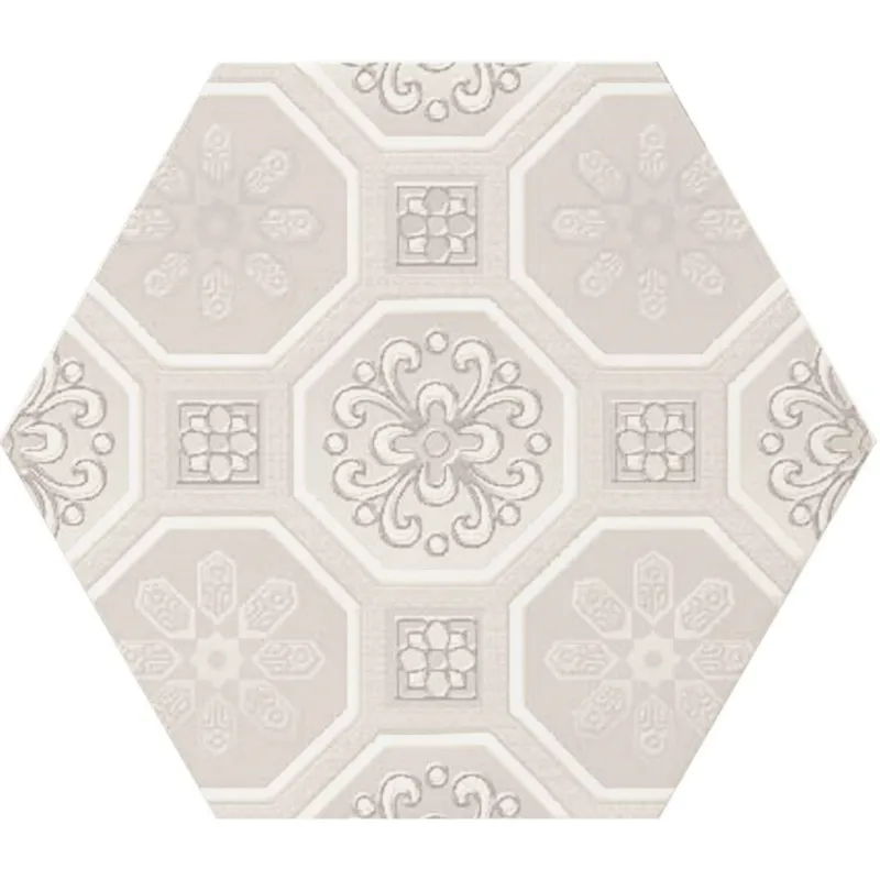 Wandtegel Cifre Ceramica Vodevil Decor Vintage 17,5x17x5 cm Glans Ivory (prijs per m2) Premium