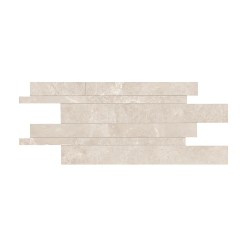 Premium Steenstrips Douglas & Jones Fusion Hot White 30x60 cm Creme (Prijs per matje)