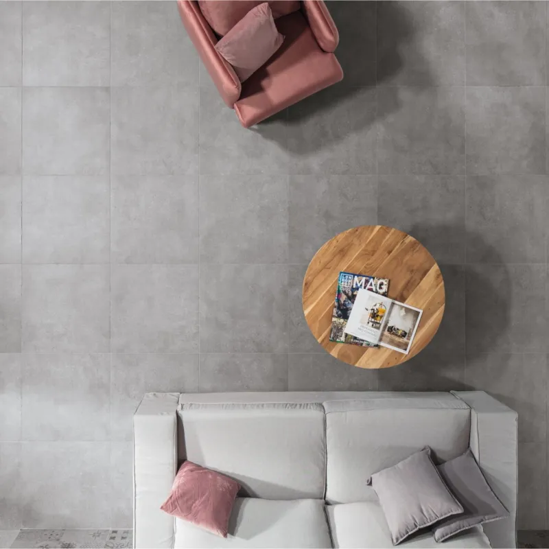 Vloer- en Wandtegel Rako Betonico 60x60 cm Grey Grijs (Doosinhoud 1,08 m2) (prijs per m2) Superprijs