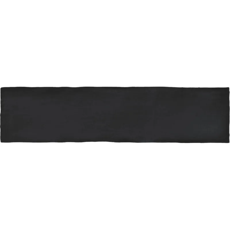 Wandtegel Colonial Black Mat 7.5x30 cm Mat Zwart (prijs per m2) Gecertificeerd