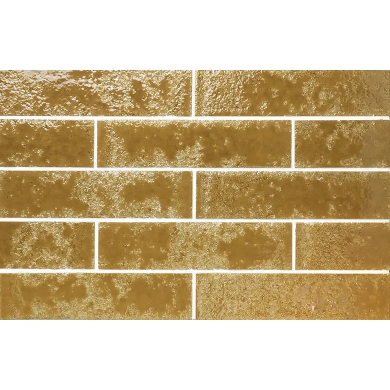 Wandtegel Stardos Pukka 6,4x26 cm Amber (Prijs per M2) Dagaanbieding