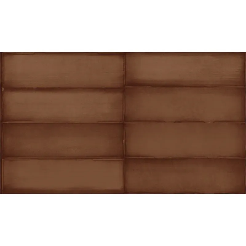 Wandtegel Estudio Ghent Copper Matt 6.9x24 cm (Prijs per M2) Nieuw