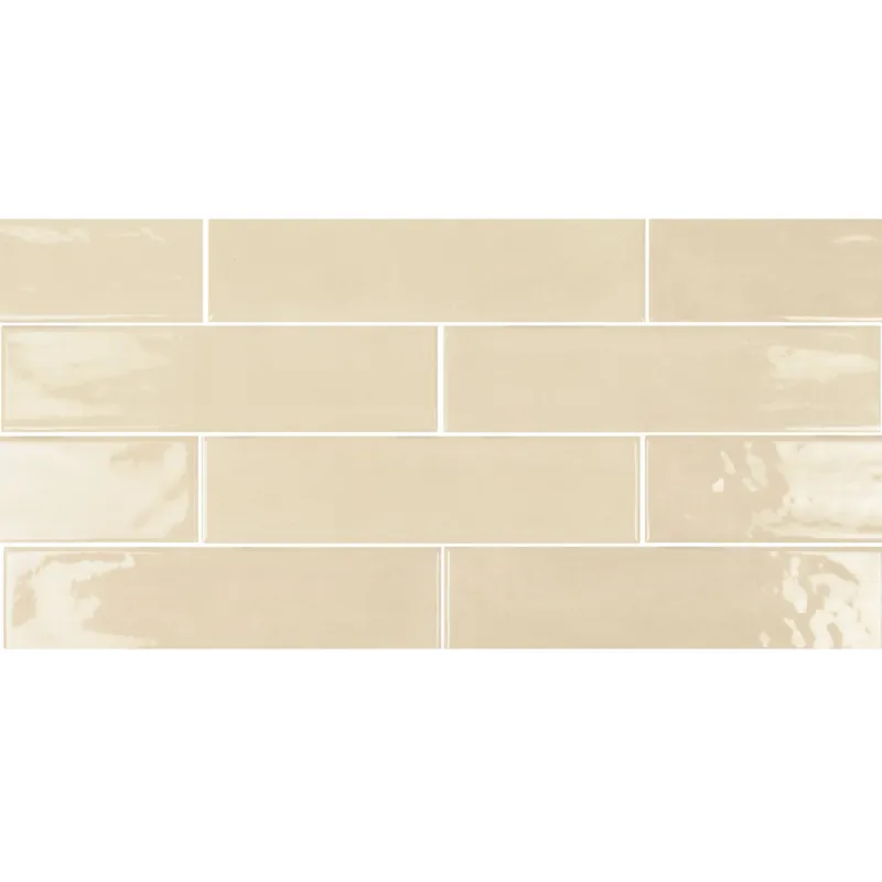 Beste Prijs Wandtegel Mud Ivory Keramiek 7.5x30 cm (Prijs per M2)
