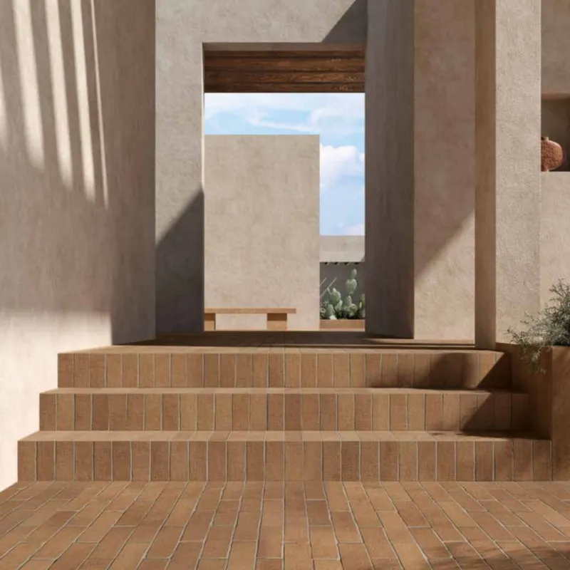 Vloer- en Wandtegel Kronos Terra Crea Mattone Spakko 7.5x15 cm Bruin (Doosinhoud 1.08 m2) (prijs per m2) Koop Vandaag