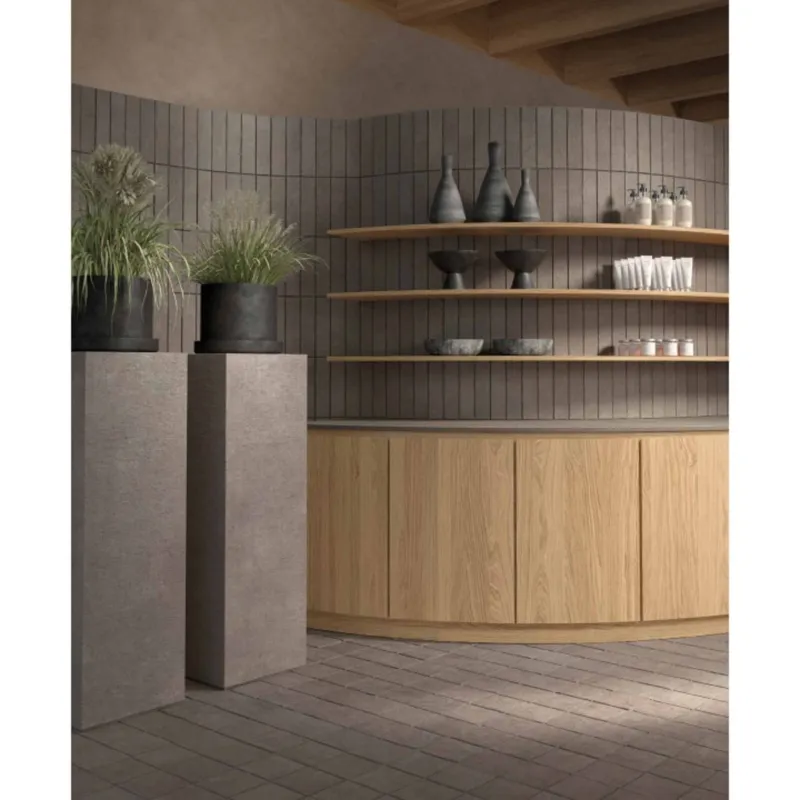 Vloer- en Wandtegel Kronos Terra Crea Limo 80x80 cm Gerectificeerd Taupe (Doosinhoud 1,28 m2) (prijs per m2) Gereduceerde Prijs