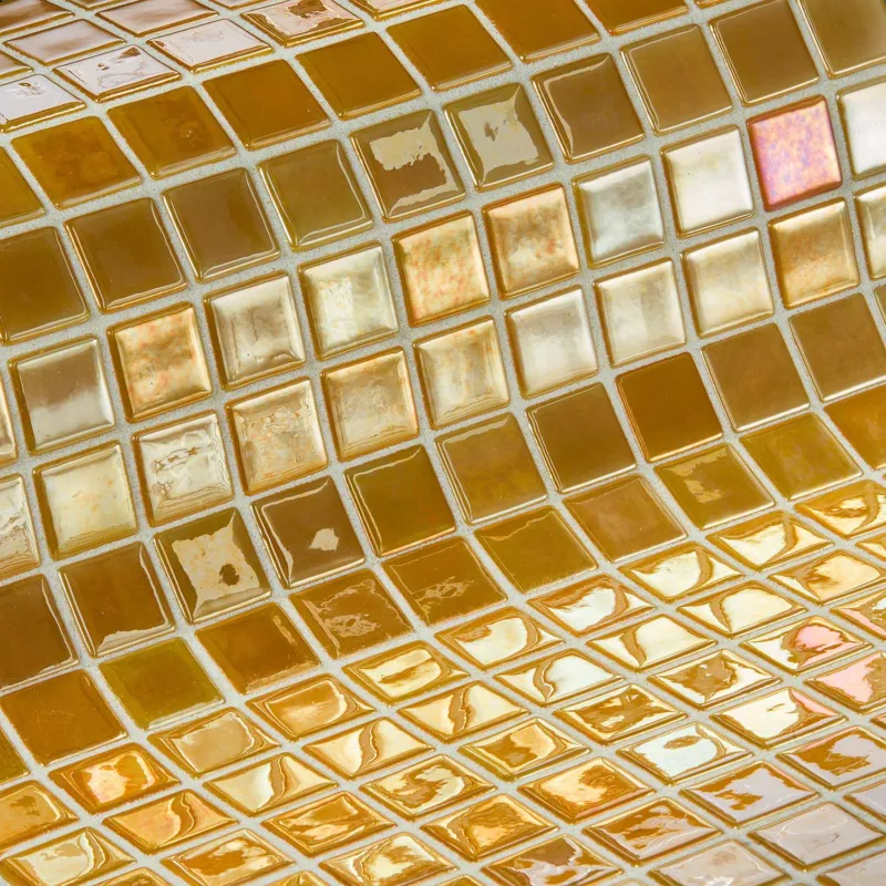 Tijdelijk Beschikbaar Mozaiek Ezarri Metal Aurum 2,5x2,5 cm (Prijs per 2,00 M2)