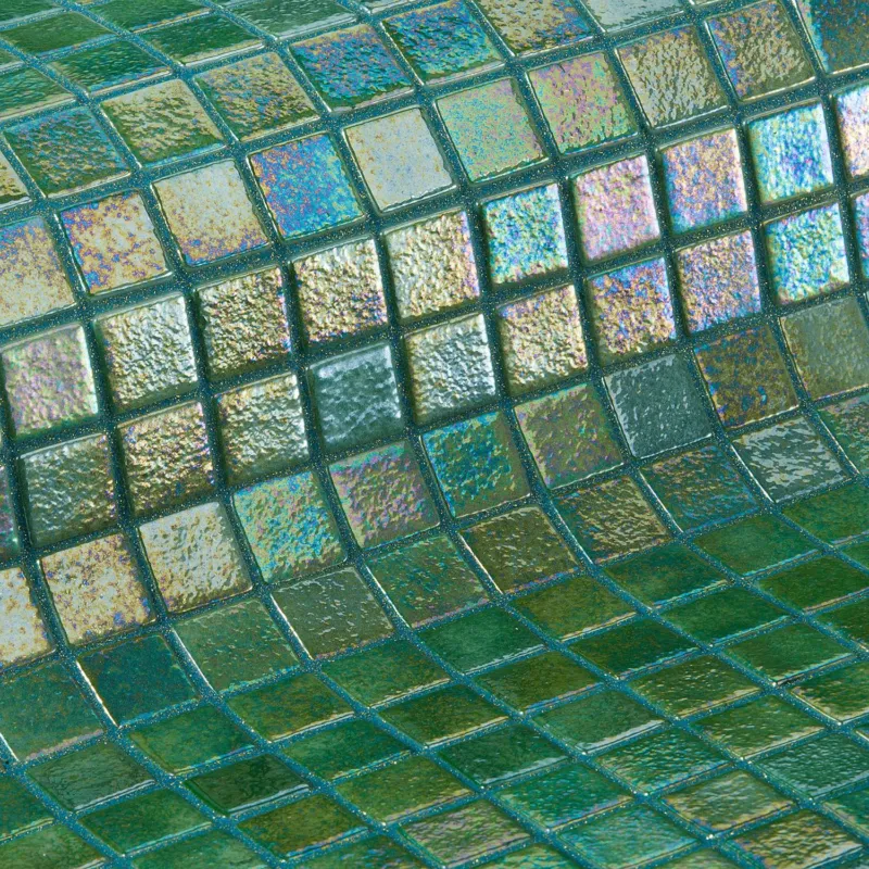 Mozaiek Ezarri Iris Green Pearl 3,6 3,6x3,6 cm (Prijs per 2,00 M2) Exclusieve Aanbieding