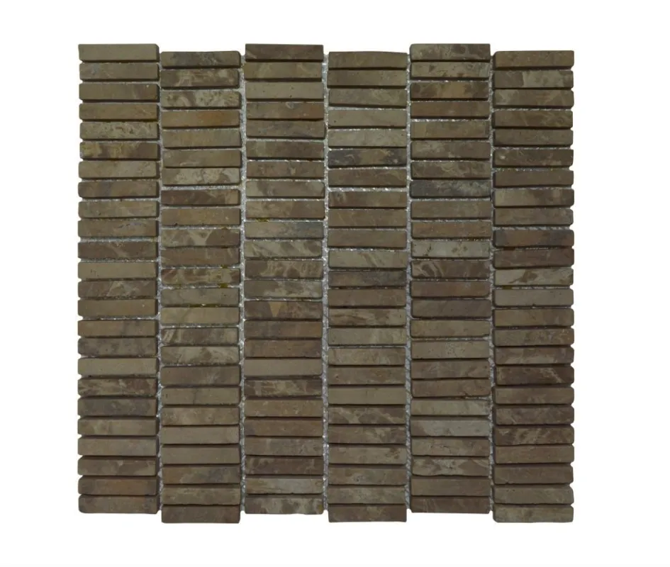 Meest Verkocht Mozaiek Parquet 1x4.8 30x30 cm Marmer Moccacino (Prijs per 0,99 M2)