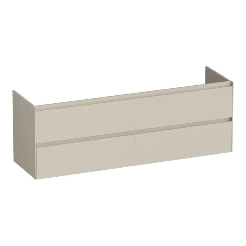 Brauer Inspire onderkast 160cm met 4 softclose lades beige mat Laatste Kans
