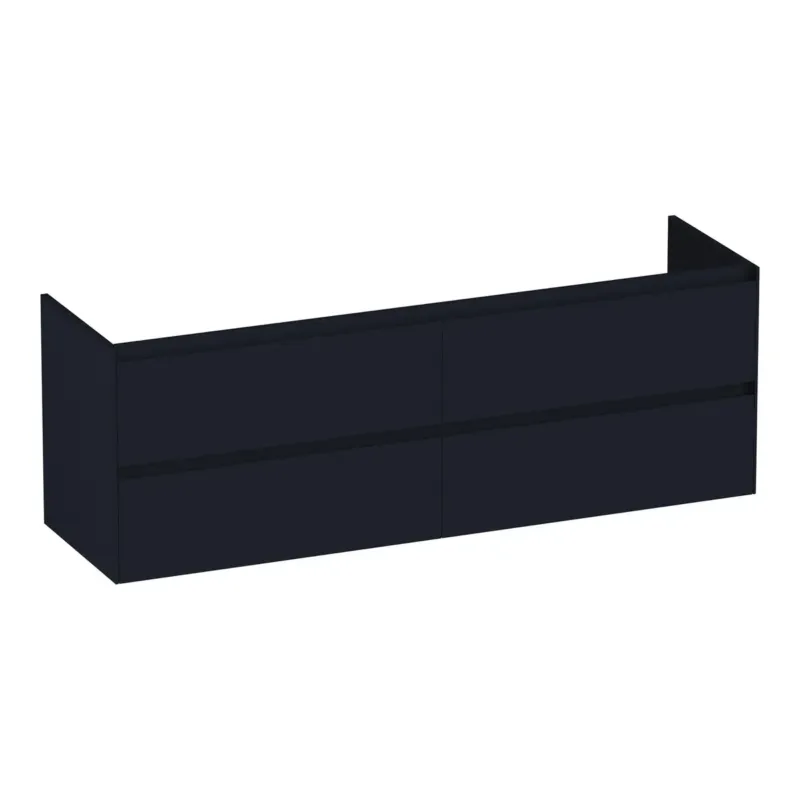Brauer Inspire onderkast 160cm met 4 softclose lades zwart mat Aanbieding