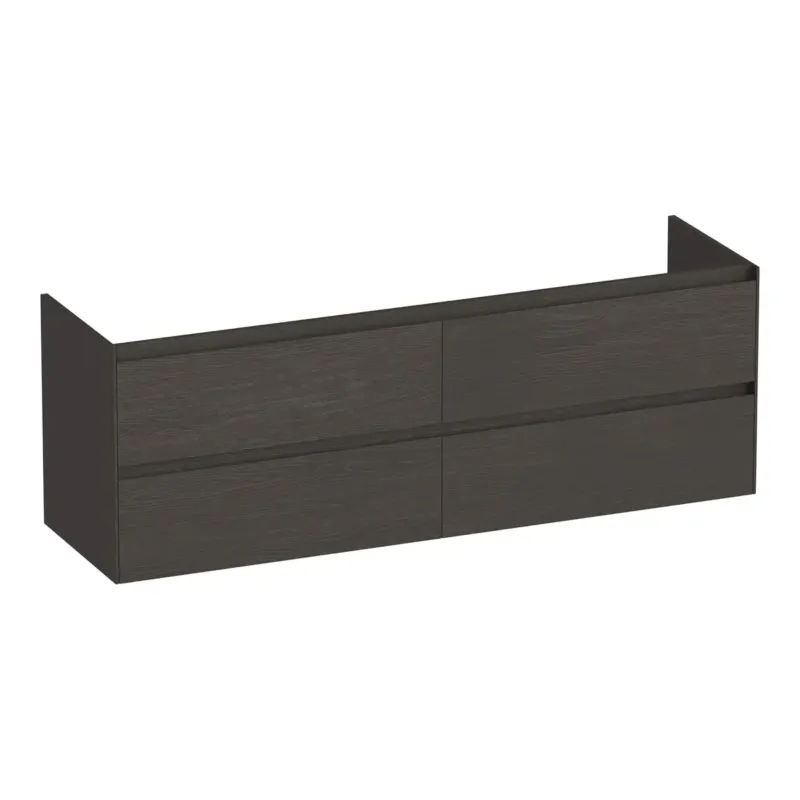 Brauer Inspire onderkast 160cm met 4 softclose lades timber anthracite Dagaanbieding