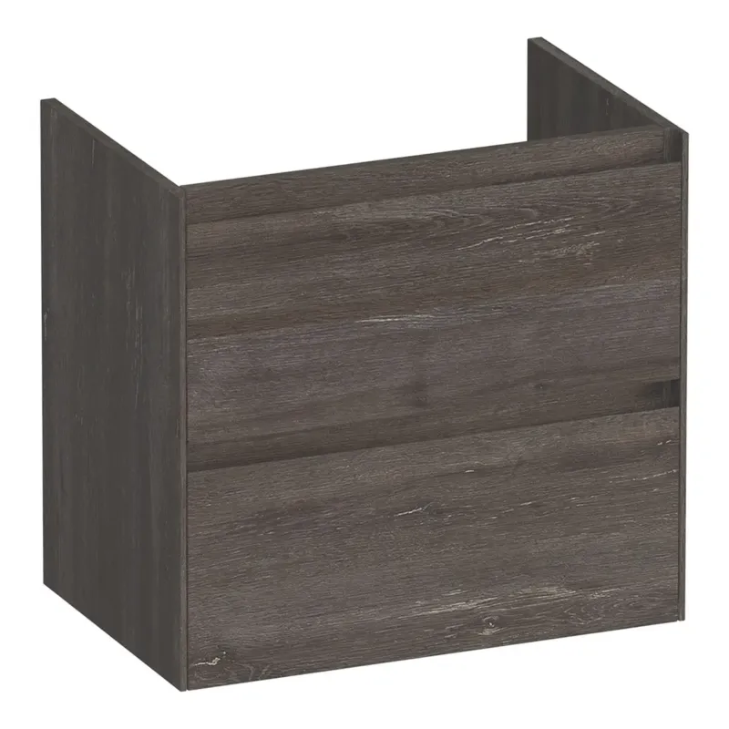 Betrouwbaar Brauer Inspire onderkast ondiep 60cm met 2 softclose lades driftwood