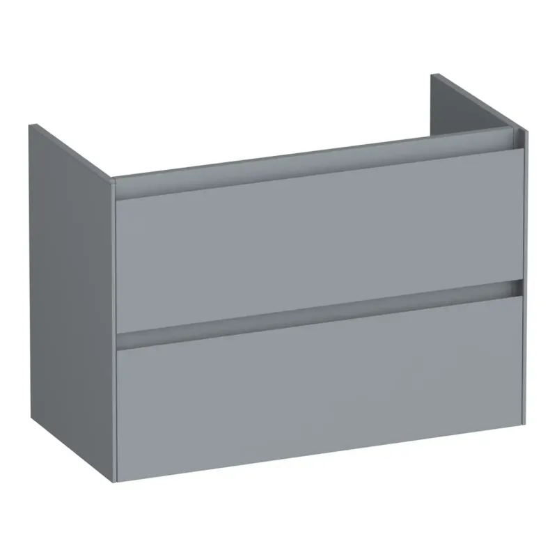 Beperkt Aanbod Brauer Inspire onderkast ondiep 80cm met 2 softclose lades grijs mat
