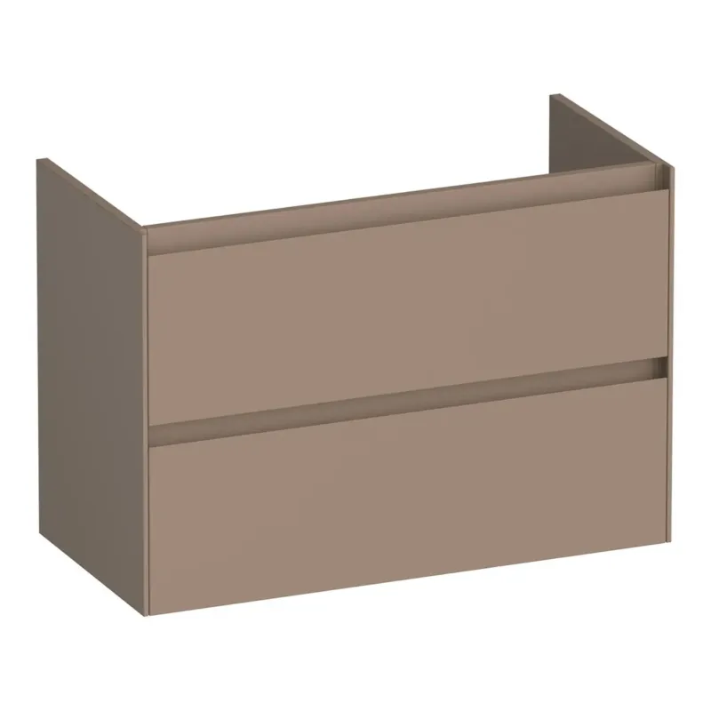 Brauer Inspire onderkast ondiep 80cm met 2 softclose lades mokka mat Goedkoop