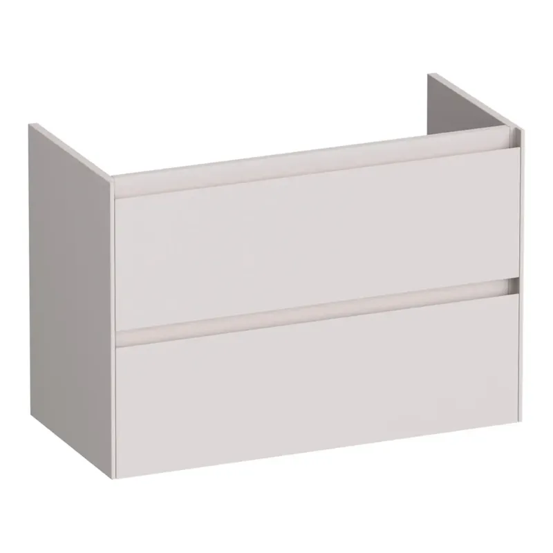 Brauer Inspire onderkast ondiep 80cm met 2 softclose lades zand mat Gecertificeerd