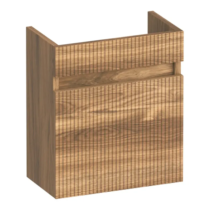 Brauer Joy Wavy fonteinkast met ribbelfront 40cm linksdraaiend honey Bestel Nu