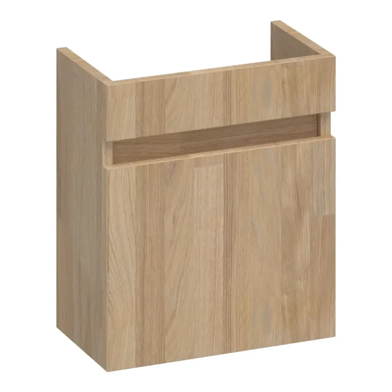 Brauer Joy fonteinkast 40cm rechtsdraaiend vingerlas eiken grijs Betrouwbaar