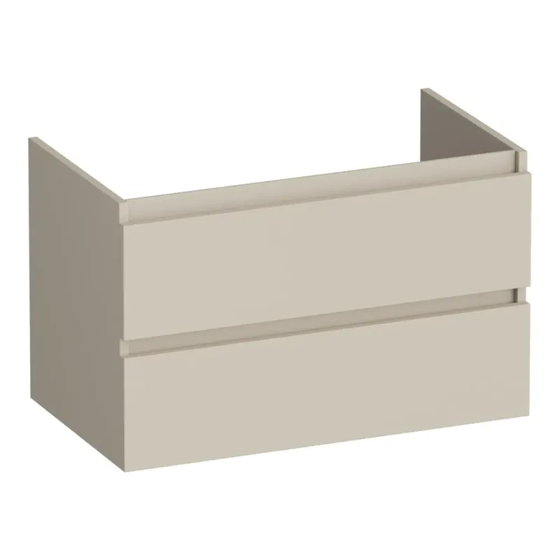 Brauer Joy onderkast 80cm met 2 softclose lades beige mat Beperkt Aanbod