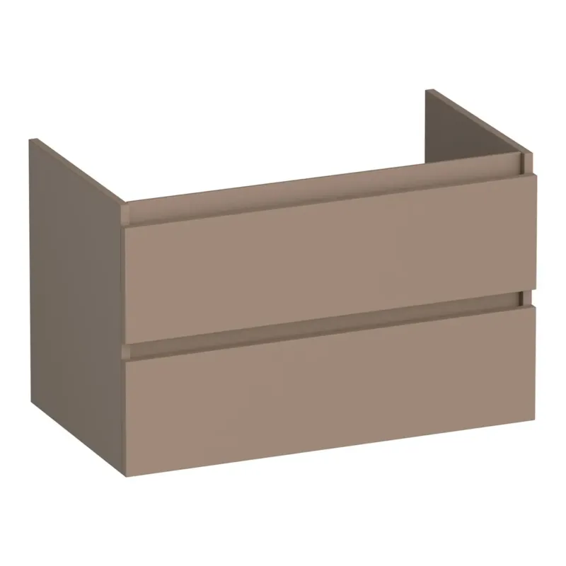 Brauer Joy onderkast 80cm met 2 softclose lades mokka mat Flitsaanbieding