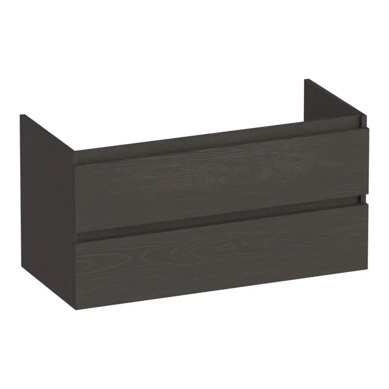 Brauer Joy onderkast 100cm met 2 softclose lades timber anthracite Betaalbaar