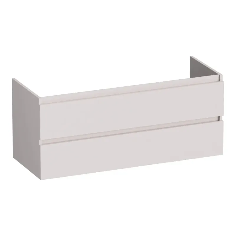 Brauer Joy onderkast 120cm met 2 softclose lades en 1 sifon uitsparing zand mat Hete Deal
