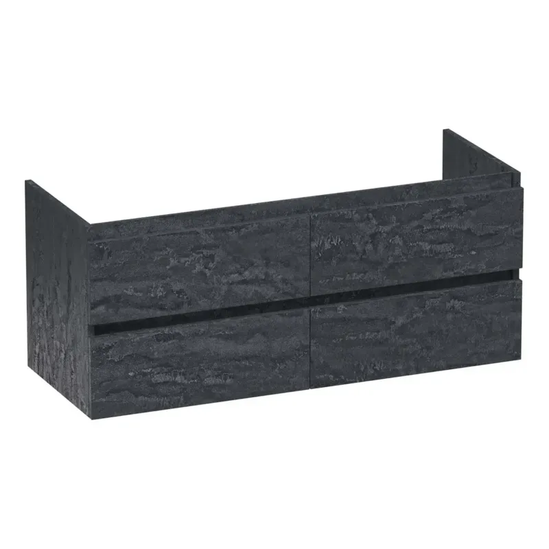 Brauer Joy onderkast 120cm met 4 softclose lades en 2 sifon uitsparingen damascus Nu Kopen