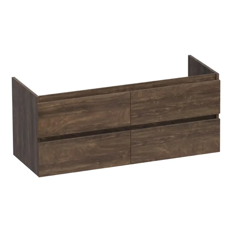Bestel Nu Brauer Joy onderkast 120cm met 4 softclose lades en 2 sifon uitsparingen grove