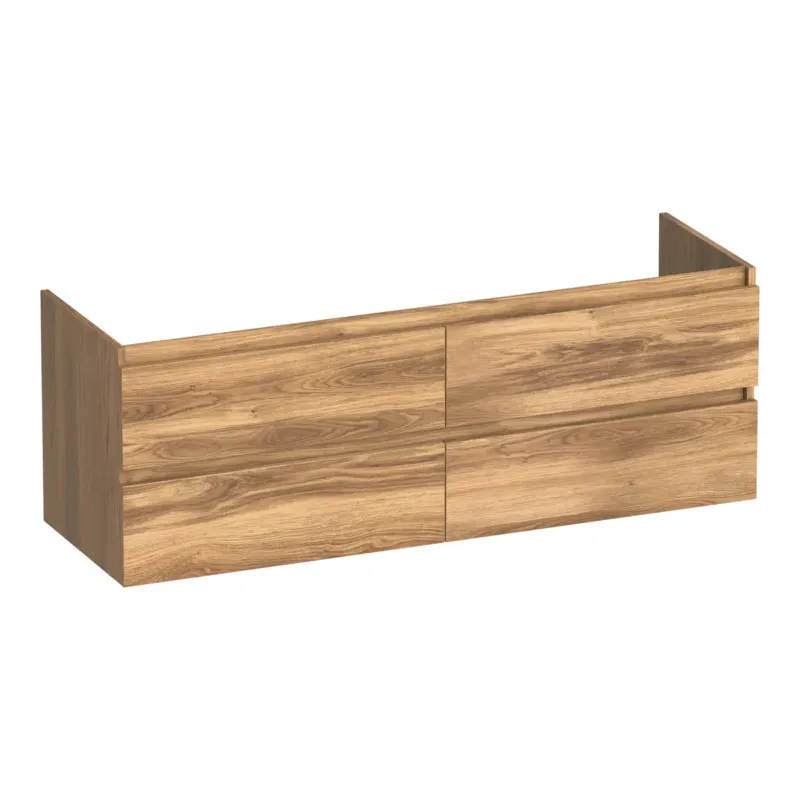 Weekendaanbieding Brauer Joy onderkast 140cm met 4 softclose lades honey