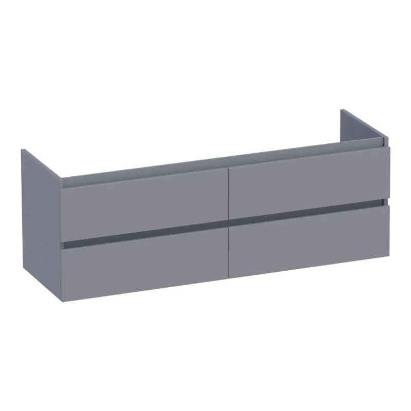 Brauer Joy onderkast 140cm met 4 softclose lades grijs mat Direct Beschikbaar