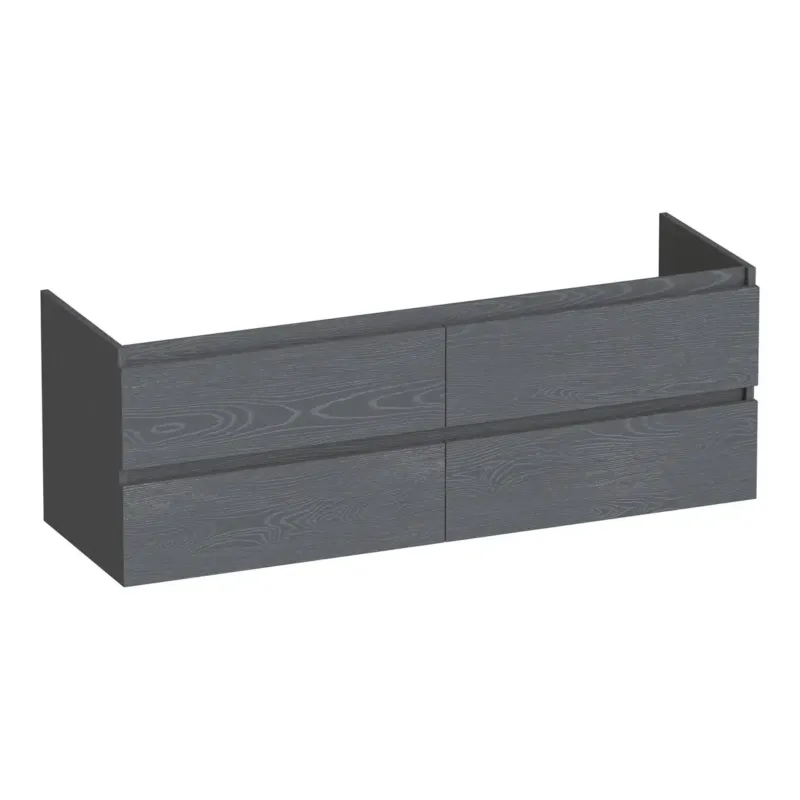 Brauer Joy onderkast 140cm met 4 softclose lades timber grey Laatste Kans