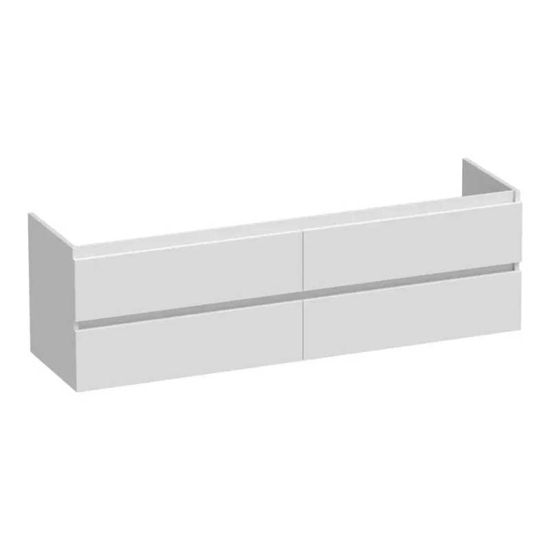 Brauer Joy onderkast 160cm met 4 softclose lades wit glans Betrouwbaar