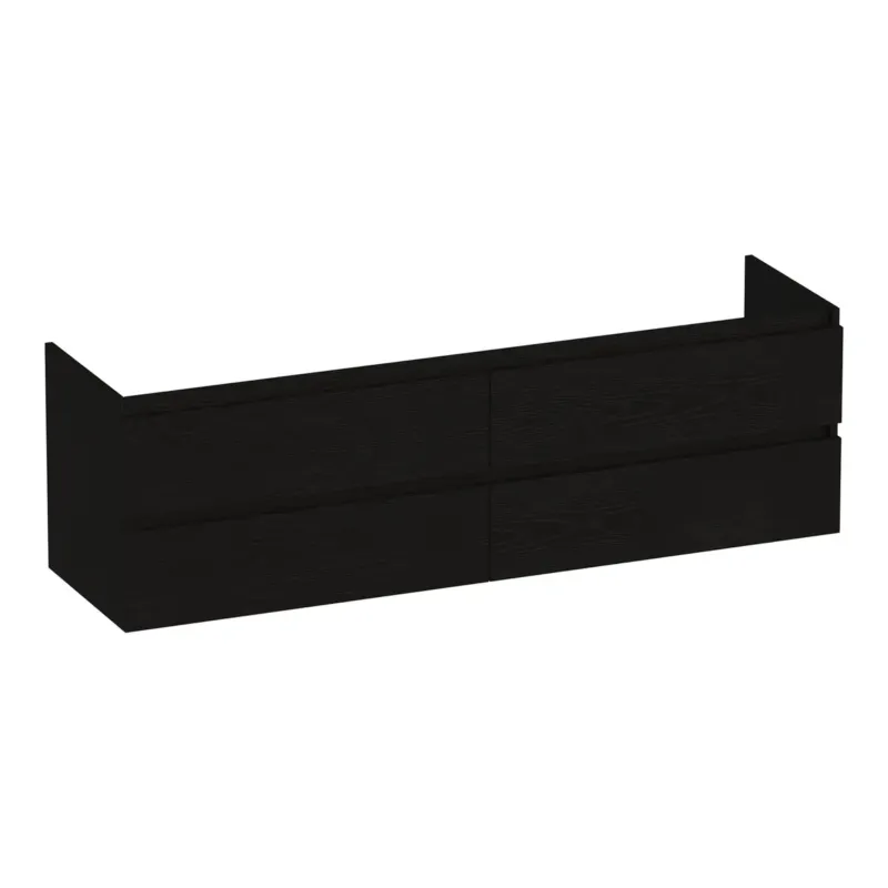 Op = Op Brauer Joy onderkast 160cm met 4 softclose lades timber black