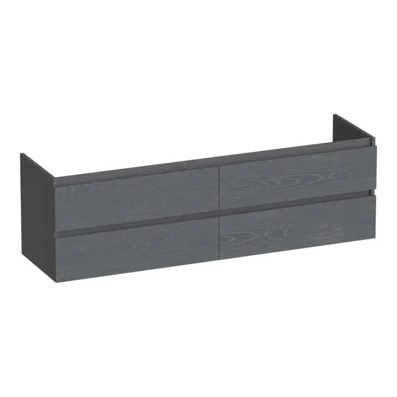 Brauer Joy onderkast 160cm met 4 softclose lades timber grey Lage Kosten