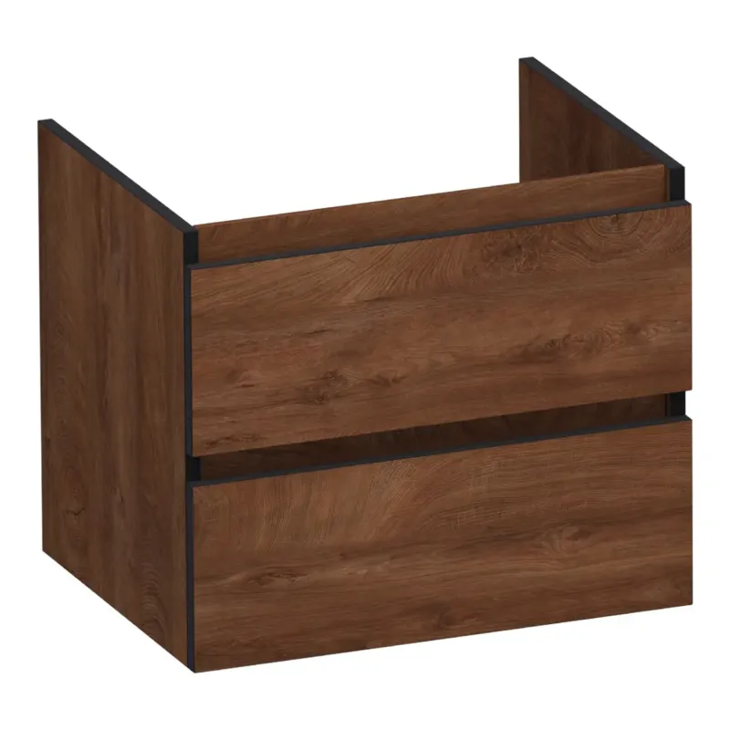 Brauer Joy Edge onderkast 60cm met 2 softclose lades forest cacao Nieuw