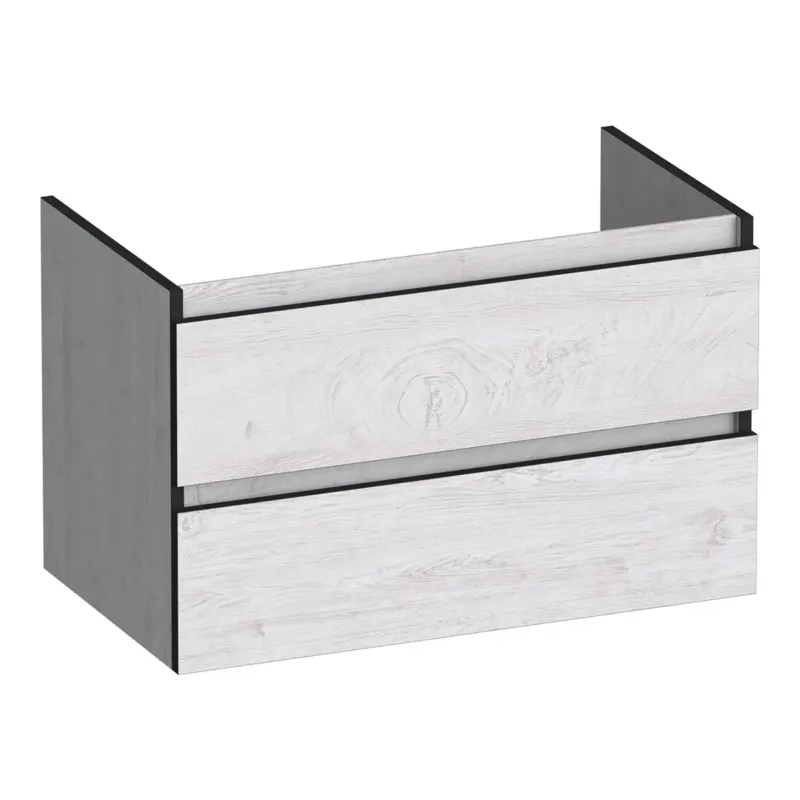 Brauer Joy Edge onderkast 80cm met 2 softclose lades forest seashell Beperkte Voorraad