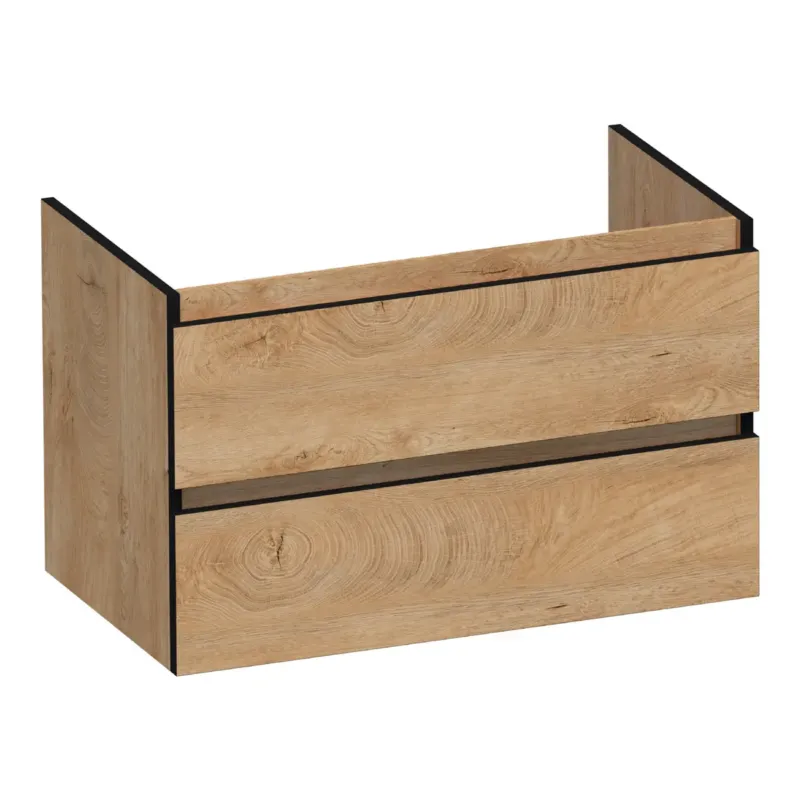 Snelle Levering Brauer Joy Edge onderkast 80cm met 2 softclose lades forest tan