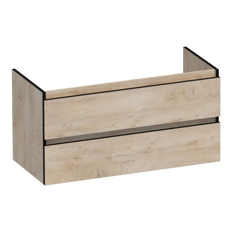 Premium Brauer Joy Edge onderkast 100cm met 2 softclose lades forest wheat