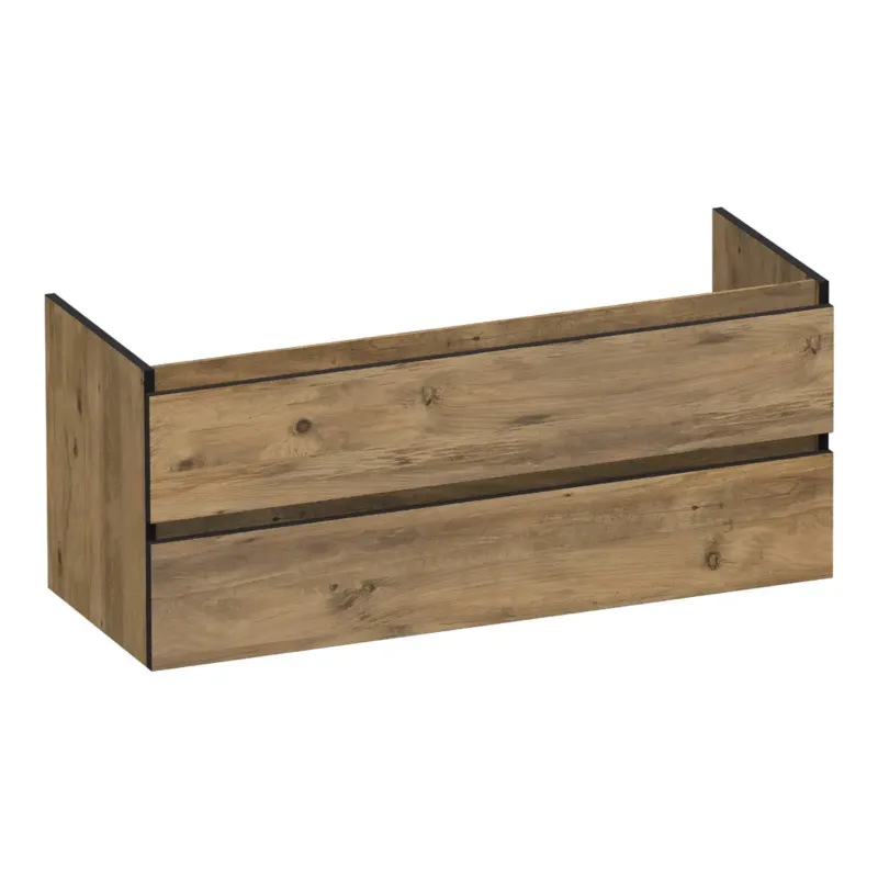 Brauer Joy Edge onderkast 120cm met 2 softclose lades en 1 sifon uitsparing chateau Nieuw