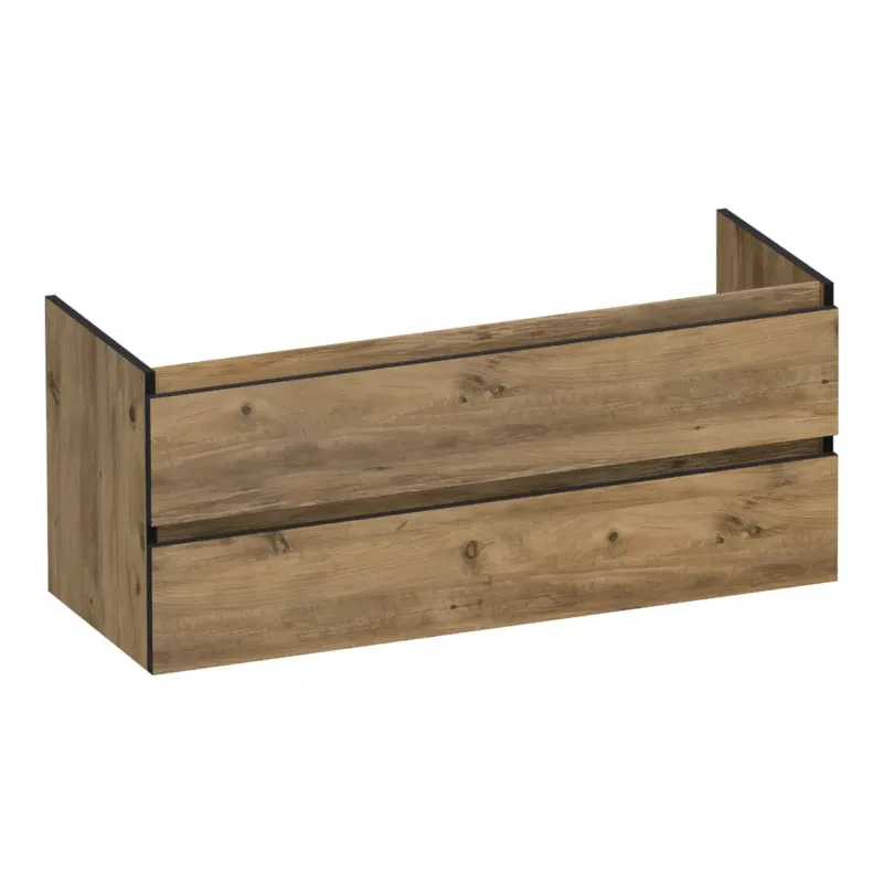 Brauer Joy Edge onderkast 120cm met 2 softclose lades en 2 sifon uitsparingen chateau Lage Kosten