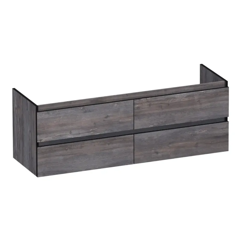 Betrouwbaar Brauer Joy Edge onderkast 140cm met 4 softclose lades driftwood