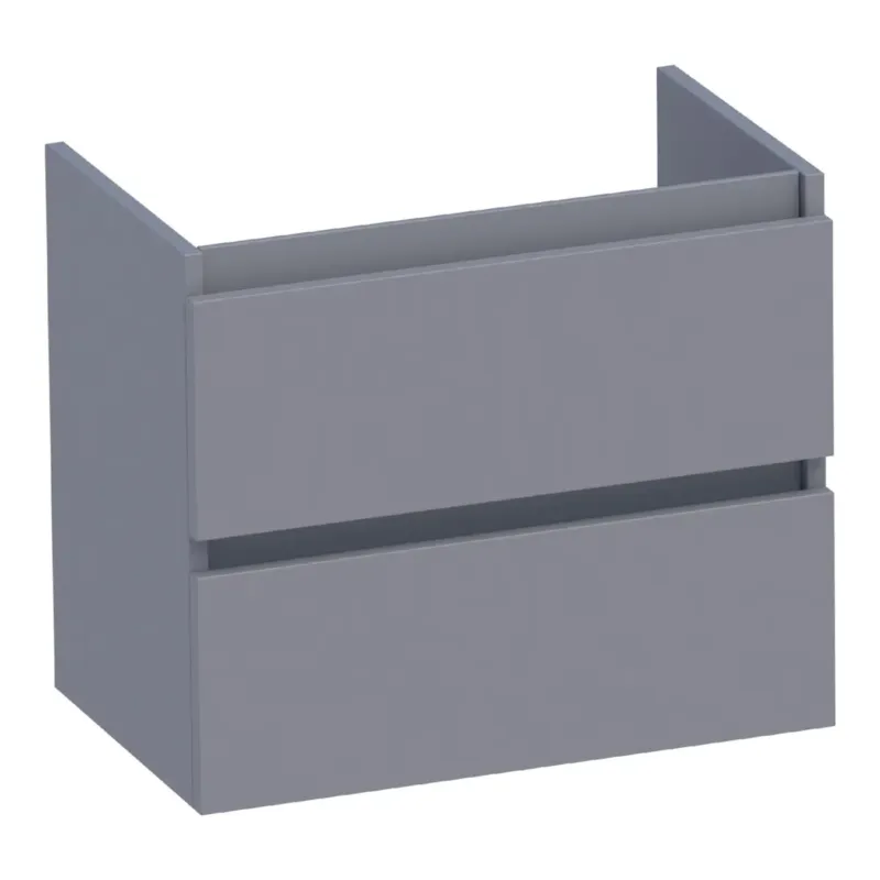 Uitverkoop Brauer Joy onderkast ondiep 60cm met 2 softclose lades grijs mat