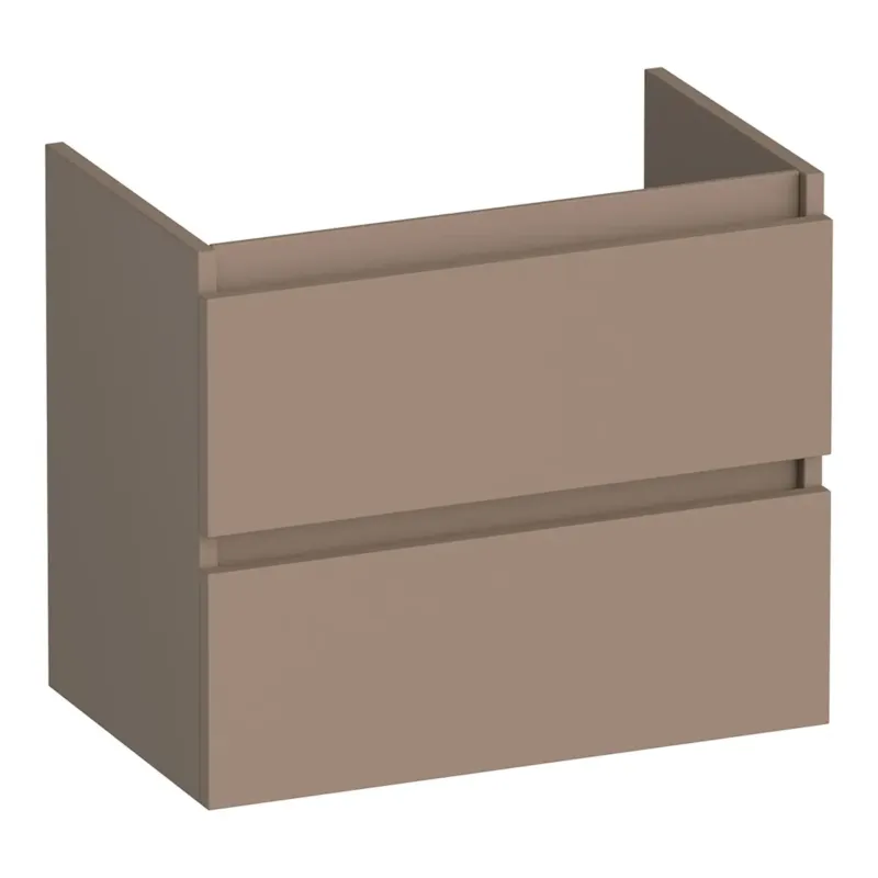 Brauer Joy onderkast ondiep 60cm met 2 softclose lades mokka mat Direct Beschikbaar