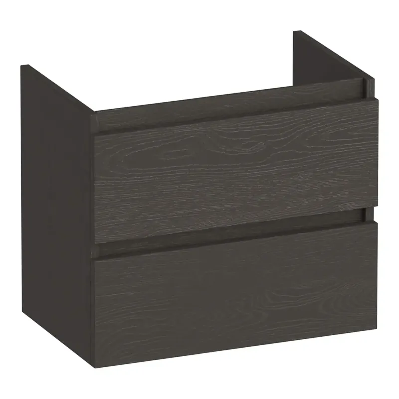 Shop Nu Brauer Joy onderkast ondiep 60cm met 2 softclose lades timber anthracite