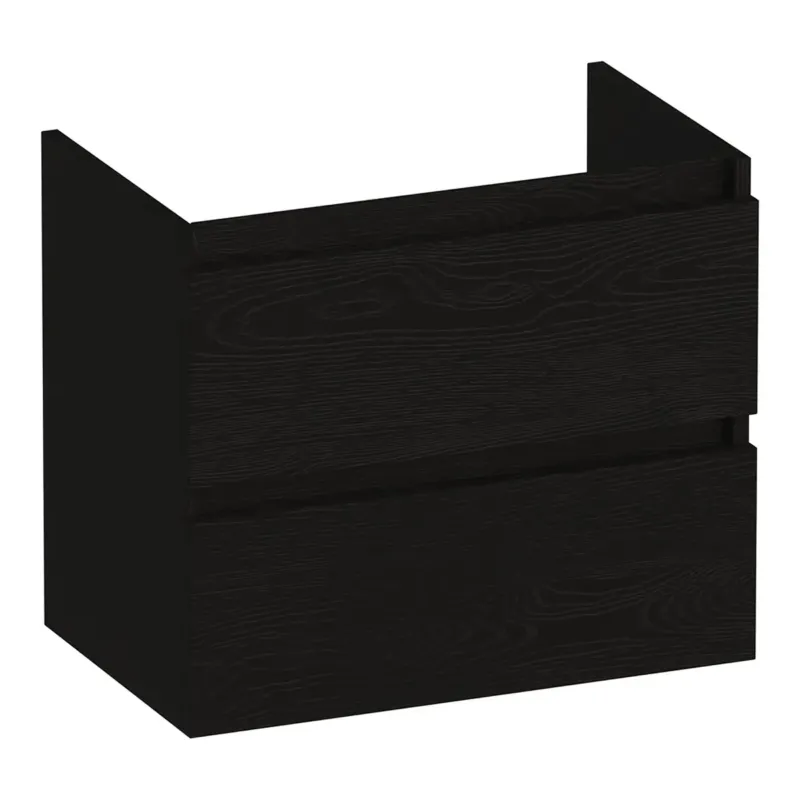 Brauer Joy onderkast ondiep 60cm met 2 softclose lades timber black Korting