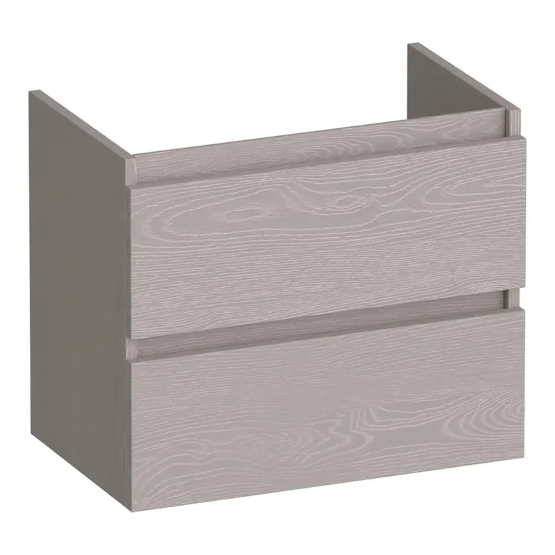 Rechtstreeks Van De Fabrikant Brauer Joy onderkast ondiep 60cm met 2 softclose lades timber greige