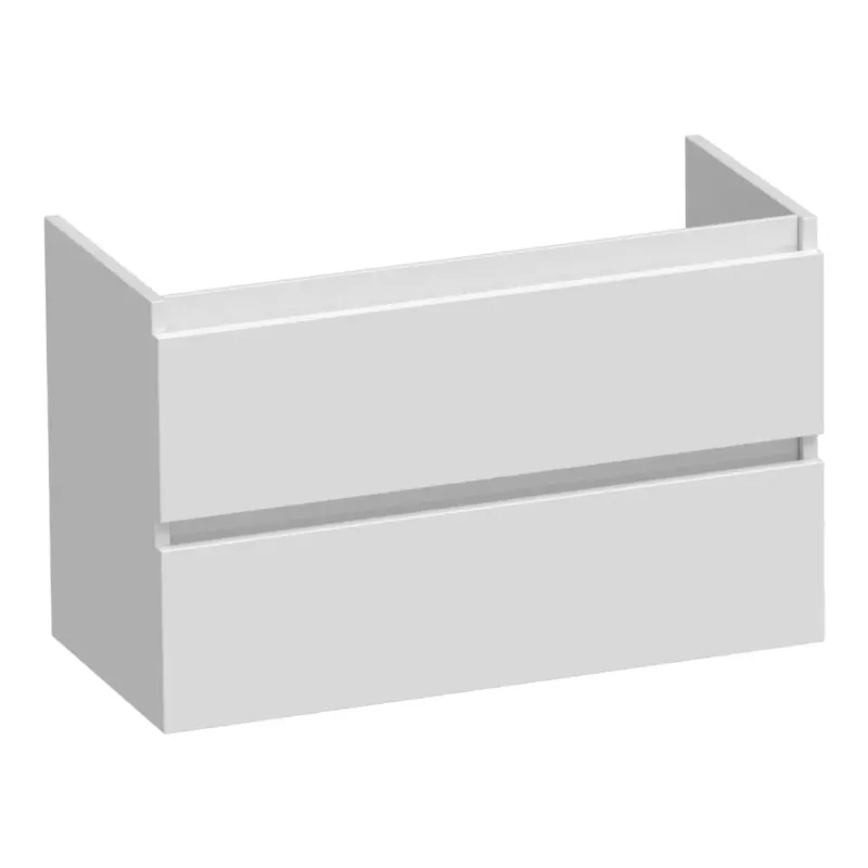 Uitverkoop Brauer Joy onderkast ondiep 80cm met 2 softclose lades wit glans