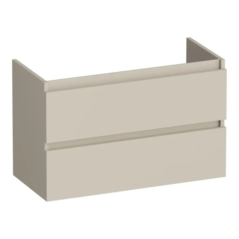 Brauer Joy onderkast ondiep 80cm met 2 softclose lades beige mat Populair