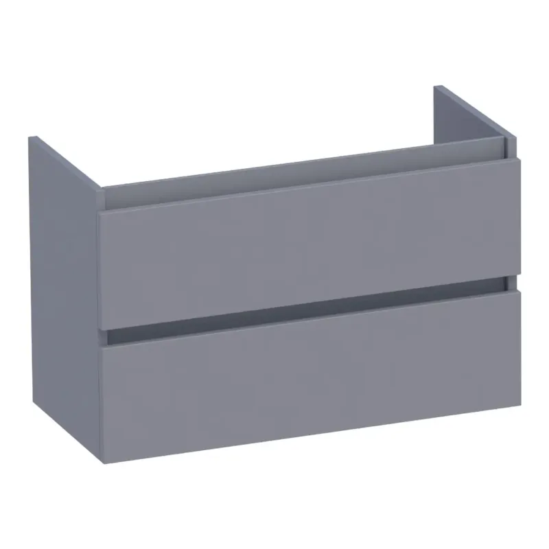 Brauer Joy onderkast ondiep 80cm met 2 softclose lades grijs mat Premium